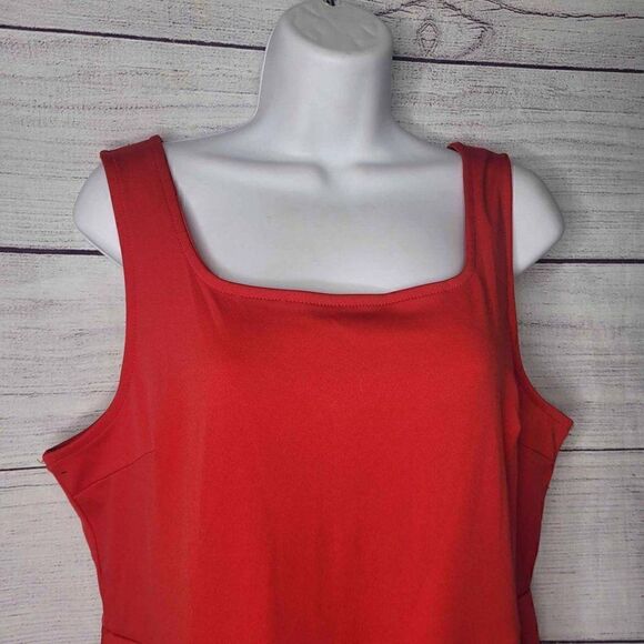 Women's Sleeveless Eyelet Dress Medium  - Picture 3 of 4